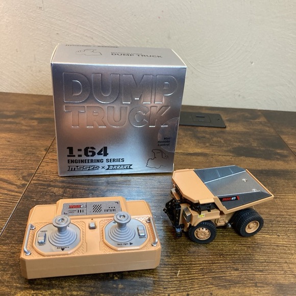 BRRRRT Other - MSS x BRRRRT 1:64 Scale RC Mini Dump Truck Engineering Series Construction Vehic